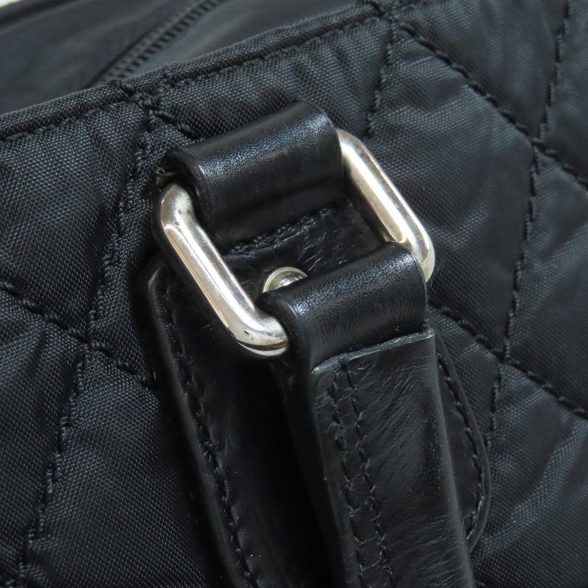 CHANEL シャネル パリ ニューヨーク シルバー金具 トートバッグ ナイロン レディース 中古