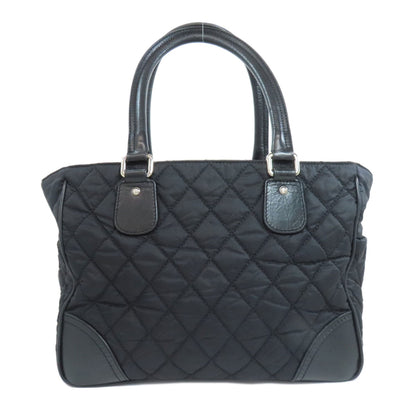 CHANEL シャネル パリ ニューヨーク シルバー金具 トートバッグ ナイロン レディース 中古