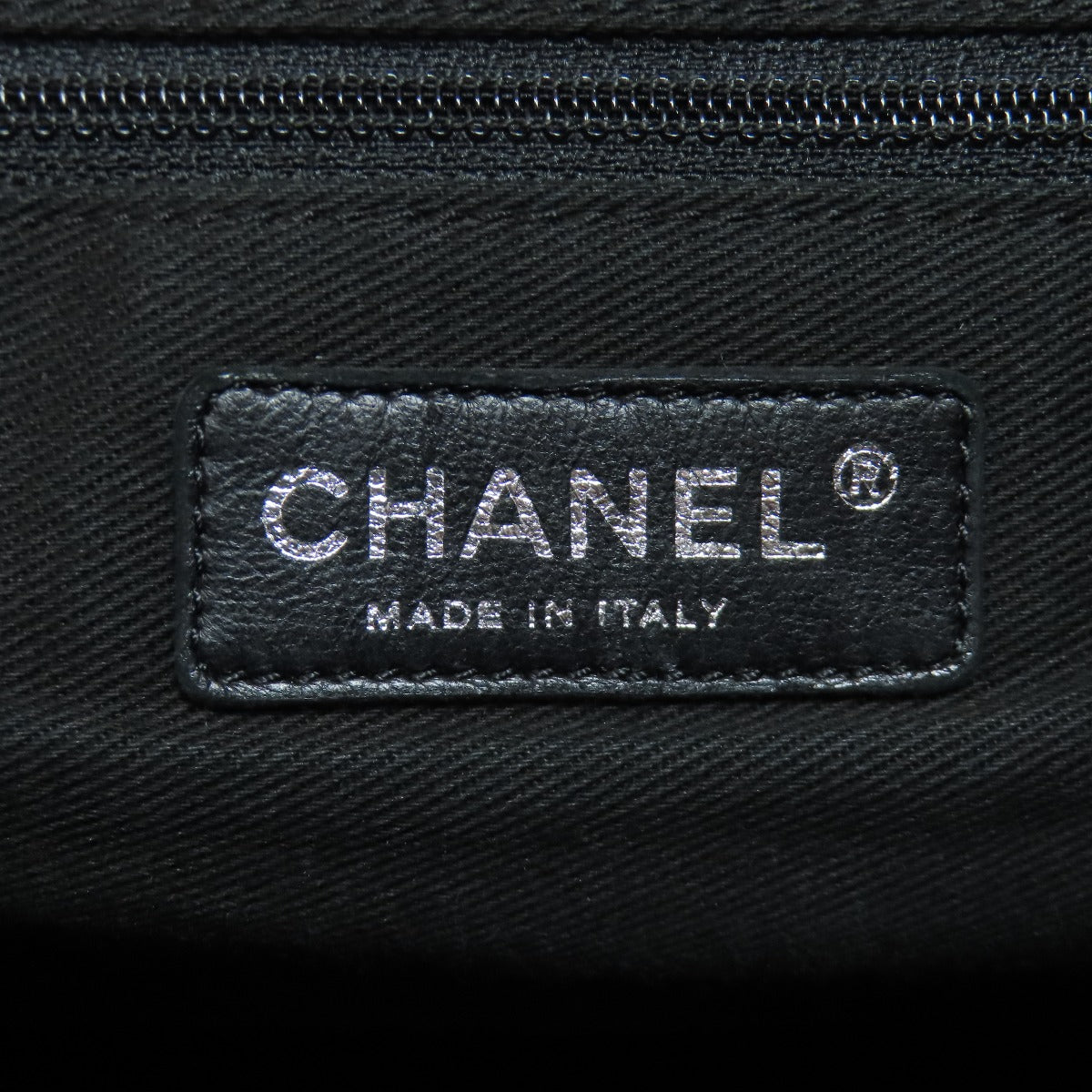 CHANEL シャネル パリ ニューヨーク シルバー金具 トートバッグ ナイロン レディース 中古