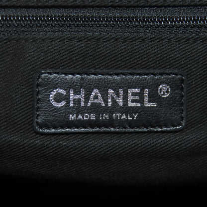 CHANEL シャネル パリ ニューヨーク シルバー金具 トートバッグ ナイロン レディース 中古