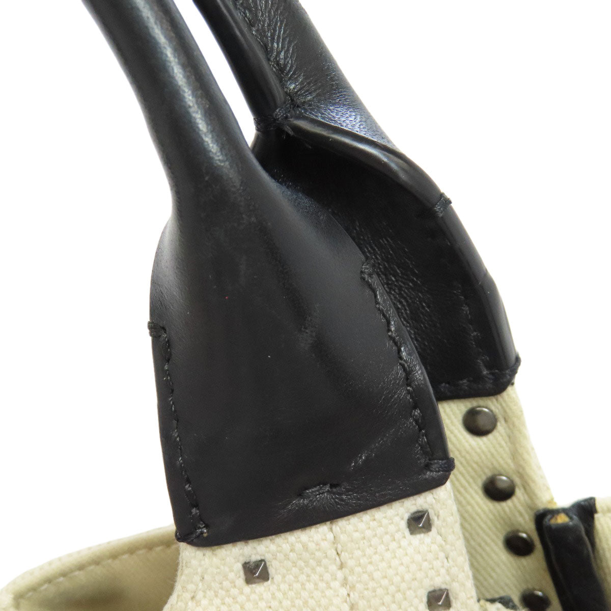 VALENTINO バレンティノ 2WAY ハンドバッグ キャンバス レディース 中古