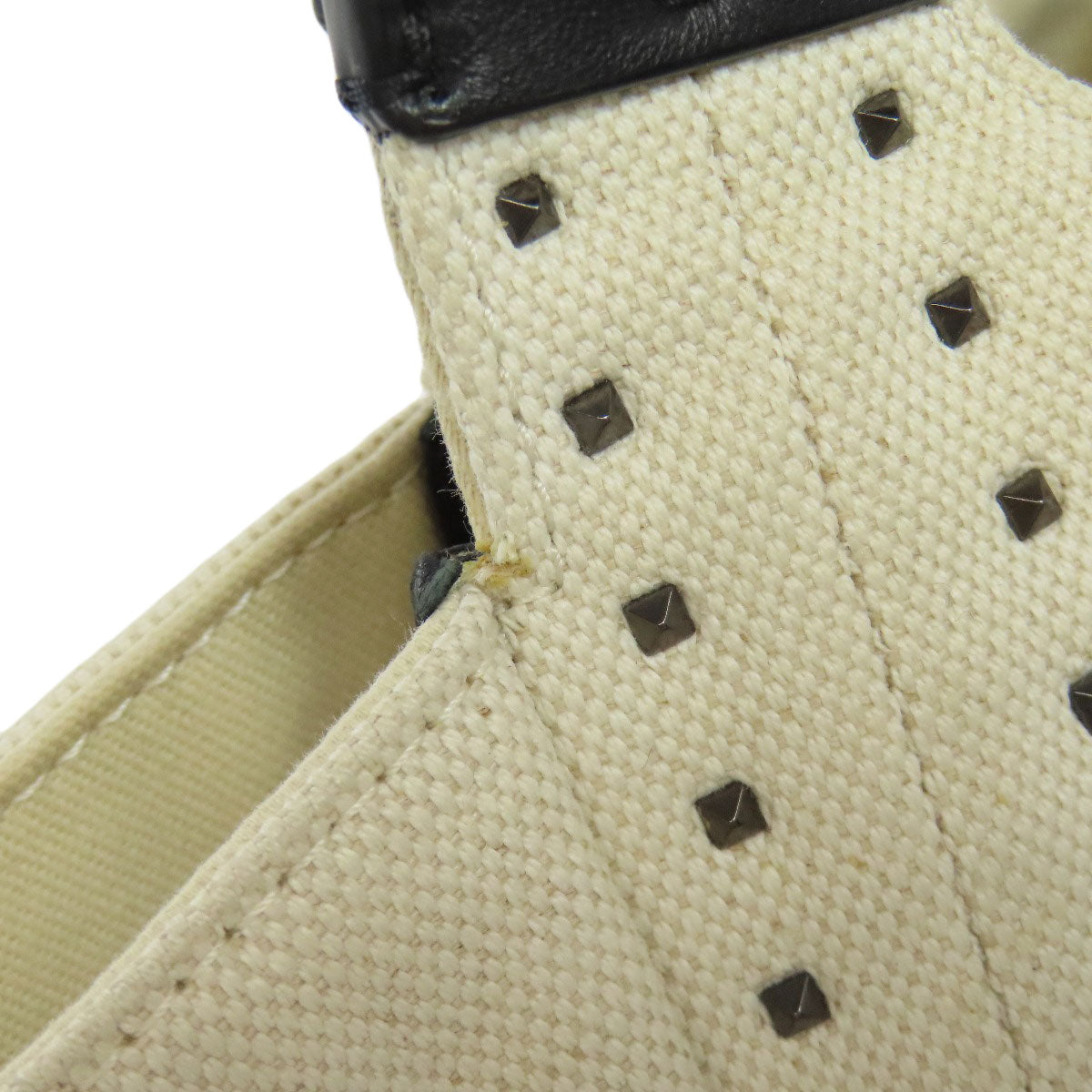 VALENTINO バレンティノ 2WAY ハンドバッグ キャンバス レディース 中古