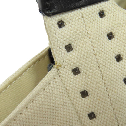 VALENTINO バレンティノ 2WAY ハンドバッグ キャンバス レディース 中古