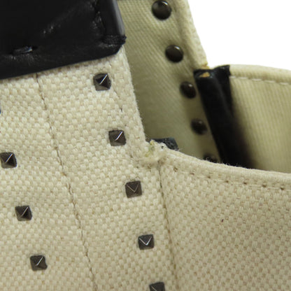 VALENTINO バレンティノ 2WAY ハンドバッグ キャンバス レディース 中古