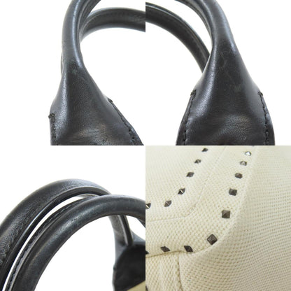 VALENTINO バレンティノ 2WAY ハンドバッグ キャンバス レディース 中古