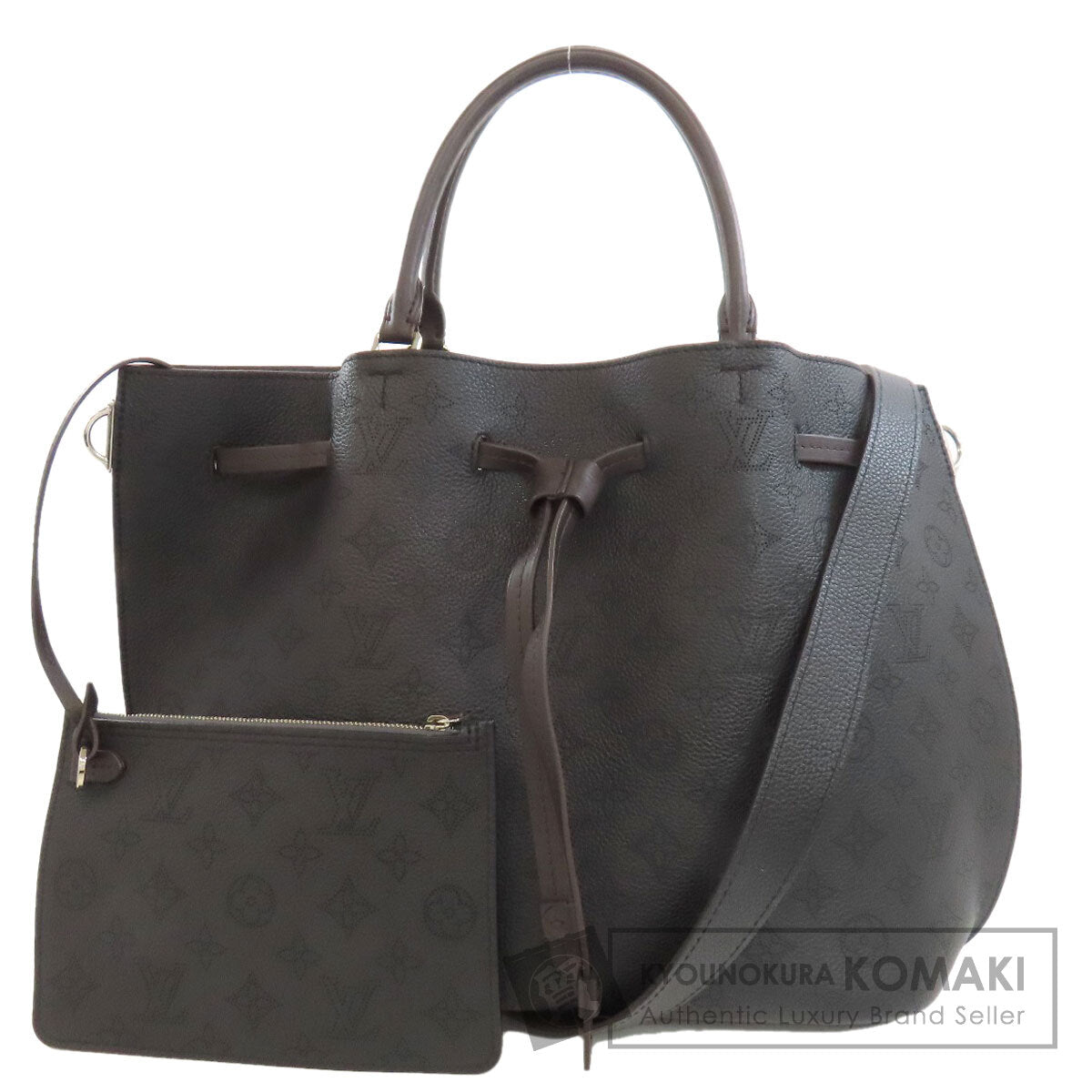 LOUIS VUITTON ルイヴィトン M54402 ジロラッタ トートバッグ マヒナレザー レディース 中古