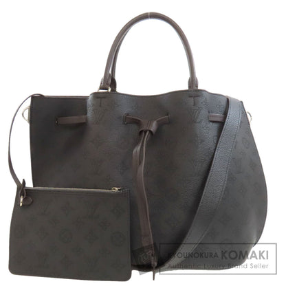 LOUIS VUITTON ルイヴィトン M54402 ジロラッタ トートバッグ マヒナレザー レディース 中古