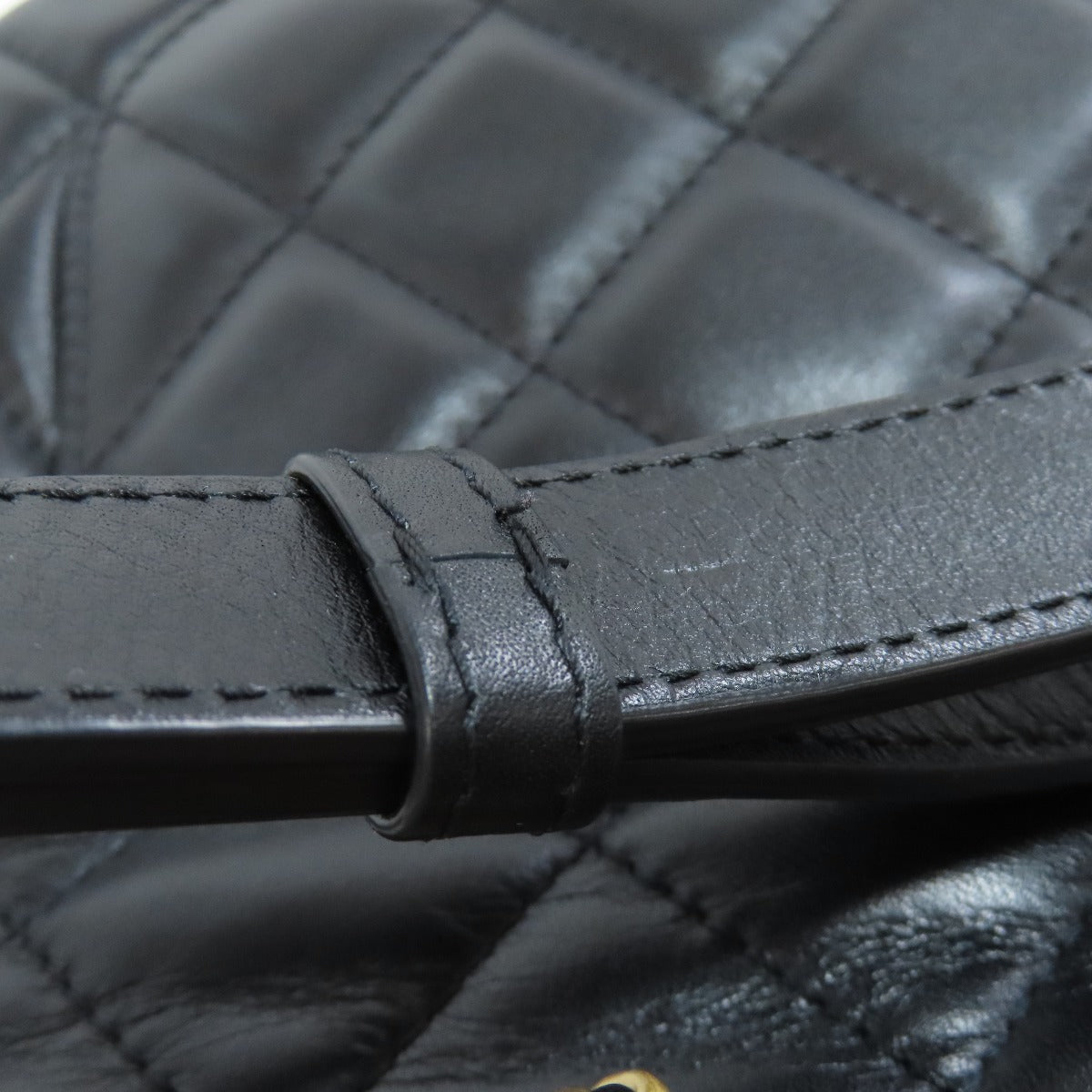 CHANEL シャネル マトラッセ チェーンショルダー ゴールド金具 ショルダーバッグ ラムスキン レディース 中古