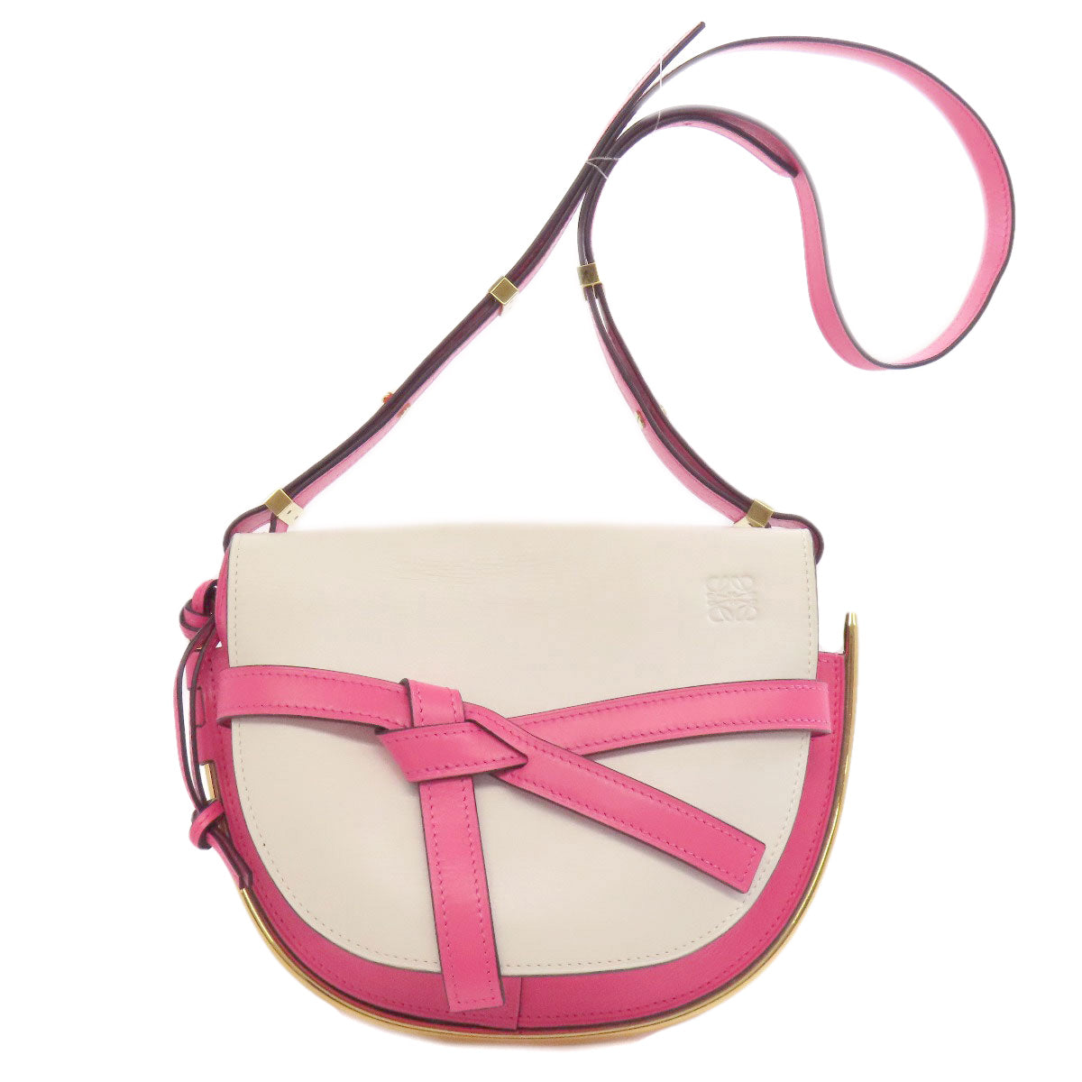 LOEWE ロエベ ゲートバッグ ショルダーバッグ レザー レディース 中古