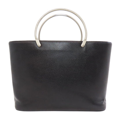 CHANEL シャネル ココマーク ハンドバッグ グレインド カーフスキン レディース 中古