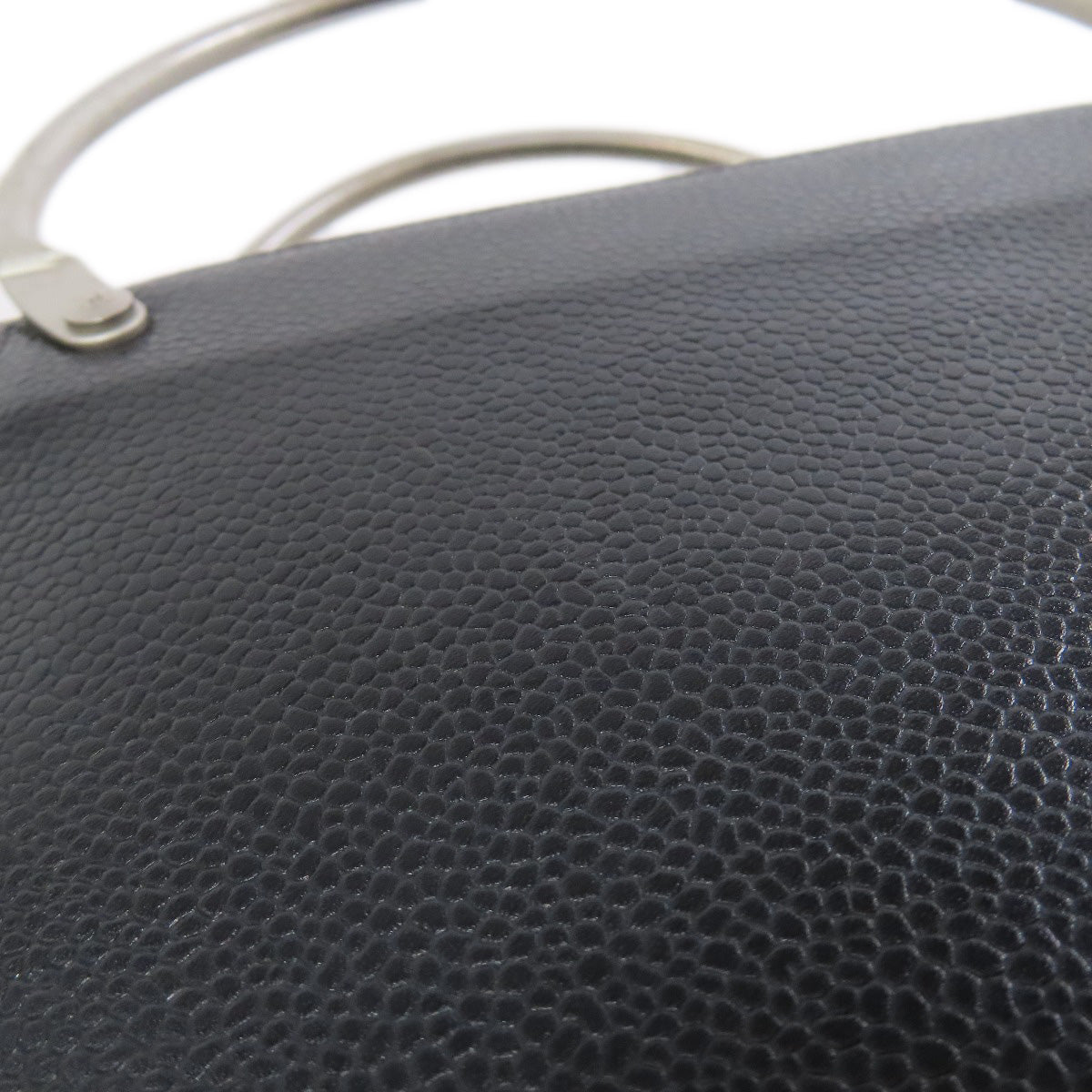 CHANEL シャネル ココマーク ハンドバッグ グレインド カーフスキン レディース 中古