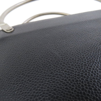 CHANEL シャネル ココマーク ハンドバッグ グレインド カーフスキン レディース 中古