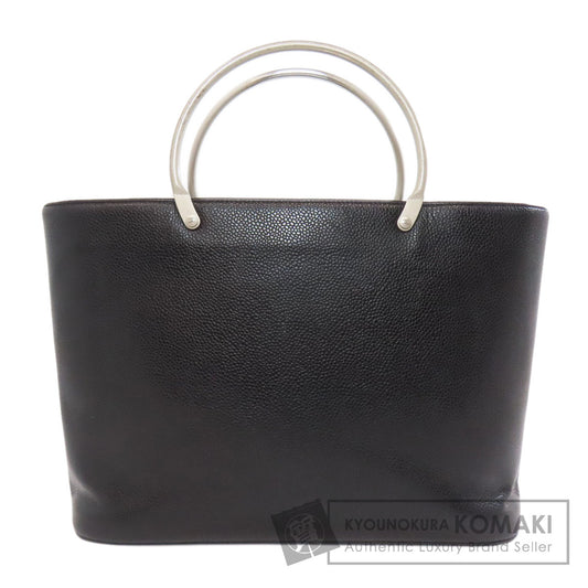 CHANEL シャネル ココマーク ハンドバッグ グレインド カーフスキン レディース 中古