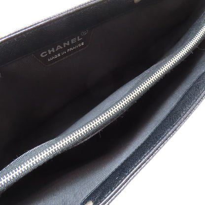 CHANEL シャネル ココマーク ハンドバッグ グレインド カーフスキン レディース 中古