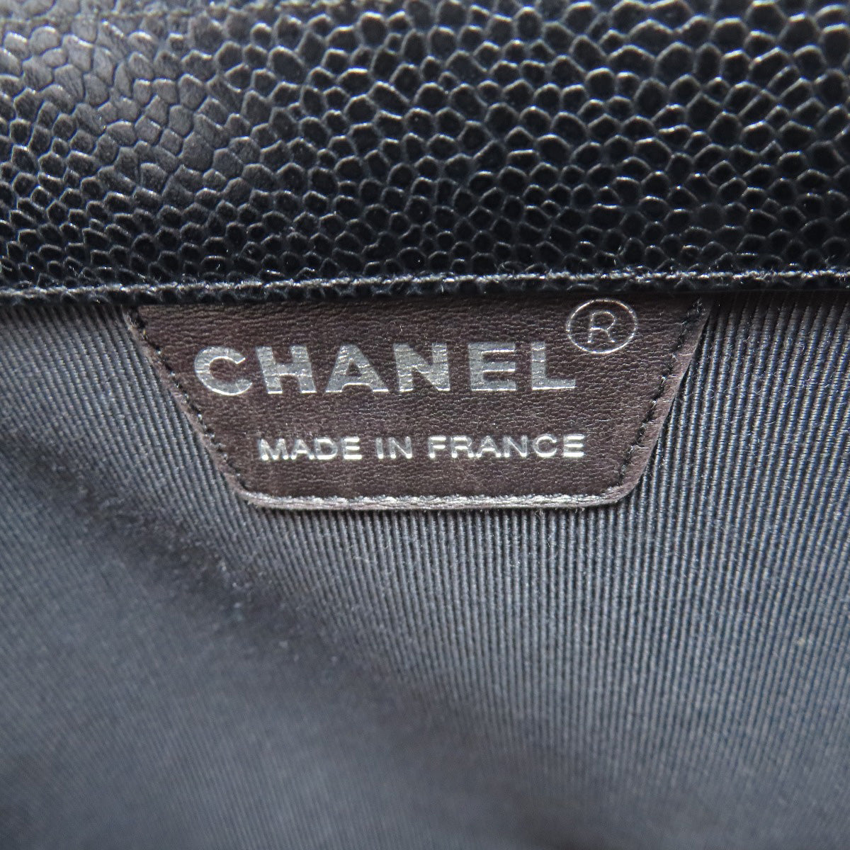 CHANEL シャネル ココマーク ハンドバッグ グレインド カーフスキン レディース 中古