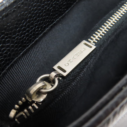 CHANEL シャネル ココマーク ハンドバッグ グレインド カーフスキン レディース 中古