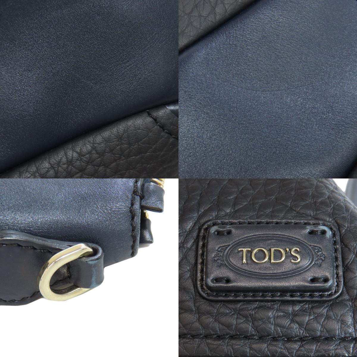 TODS トッズ 2WAY ハンドバッグ レザー レディース 中古