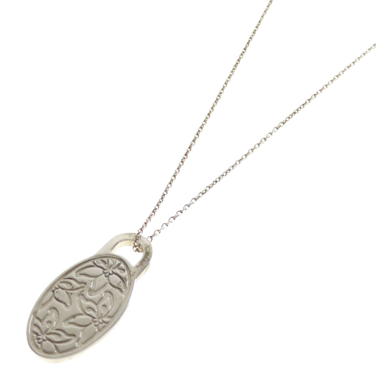 TIFFANY&Co. ティファニー GO WOMEN カキツバタ ネックレス SV レディース 中古
