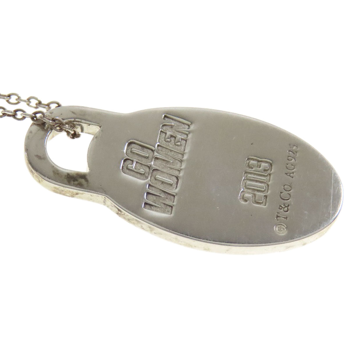 TIFFANY&Co. ティファニー GO WOMEN カキツバタ ネックレス SV レディース 中古