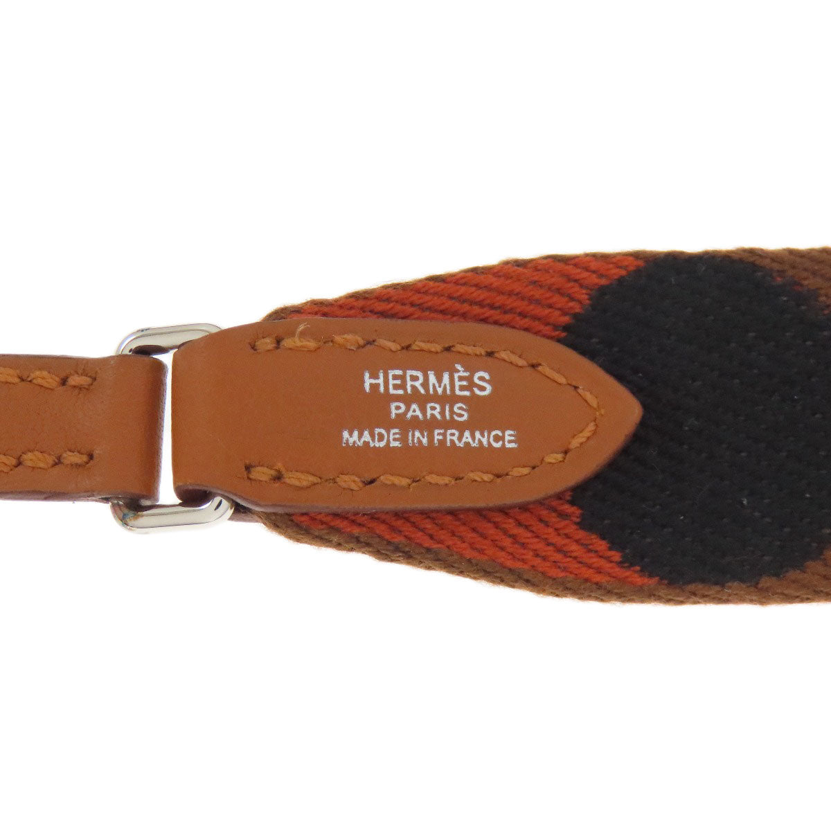 HERMES エルメス サングル フリッパーボール ショルダーストラップ キャンバス レディース 中古