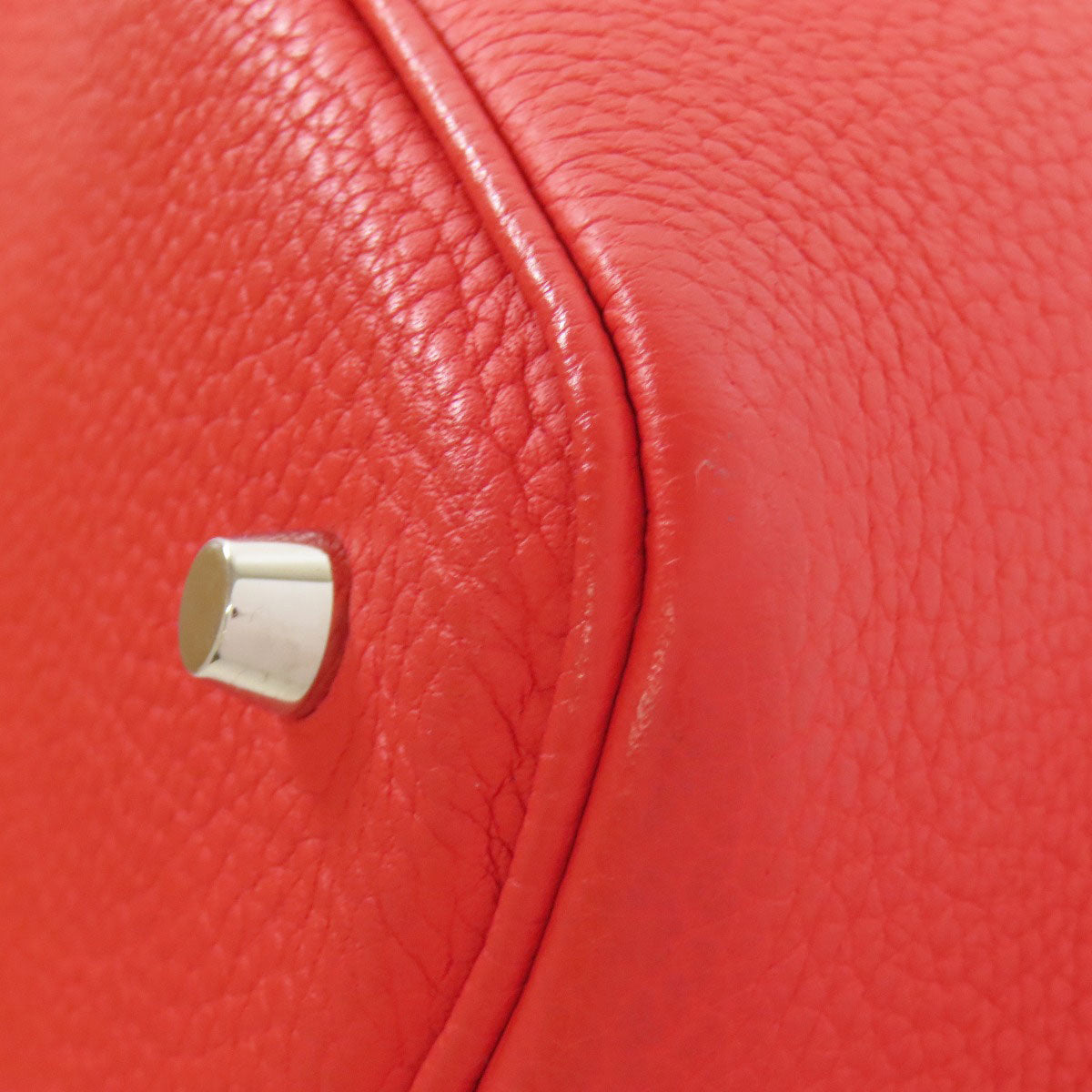 HERMES エルメス ピコタンロックMM シルバー金具 ハンドバッグ トリヨンクレマンス レディース 中古