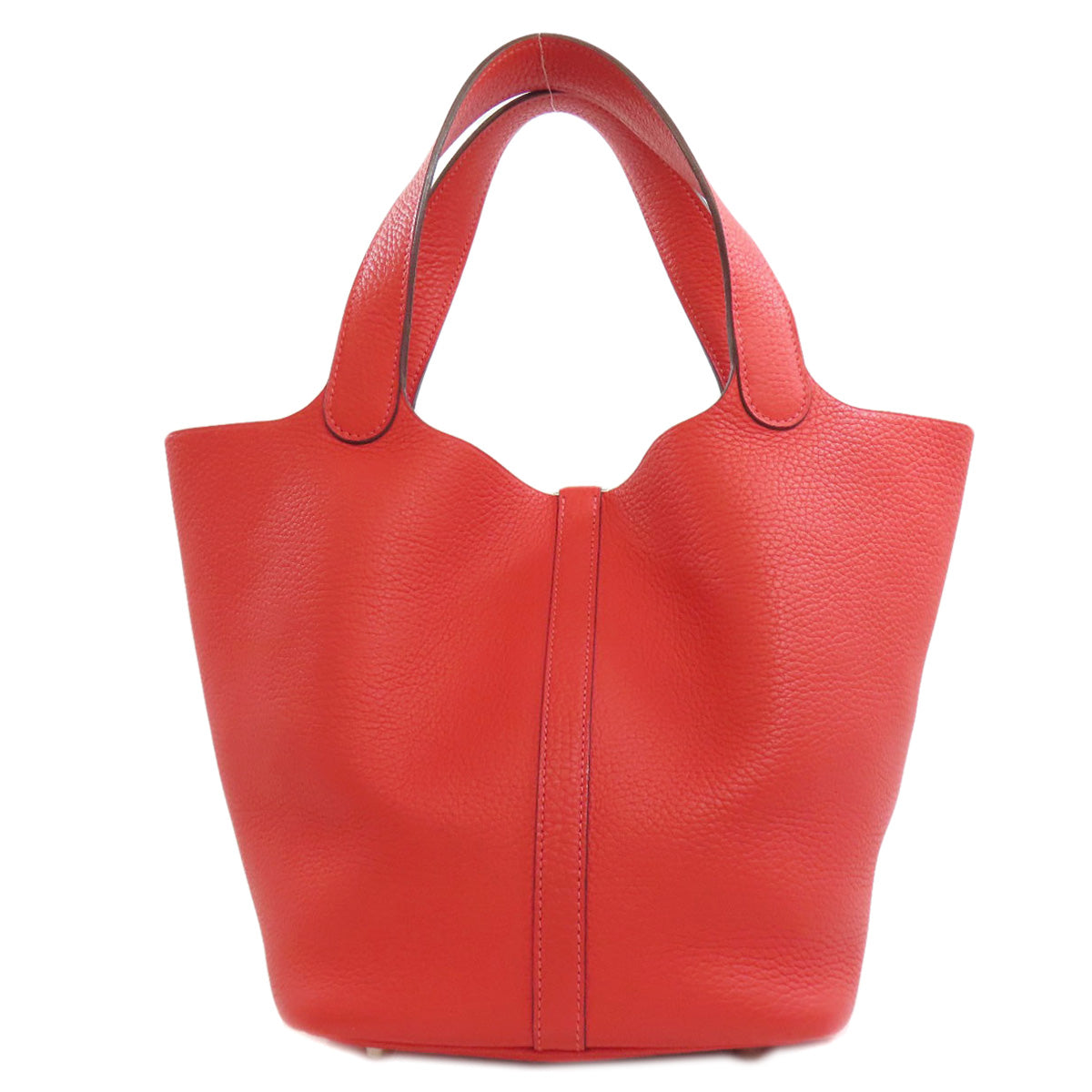 HERMES エルメス ピコタンロックMM シルバー金具 ハンドバッグ トリヨンクレマンス レディース 中古