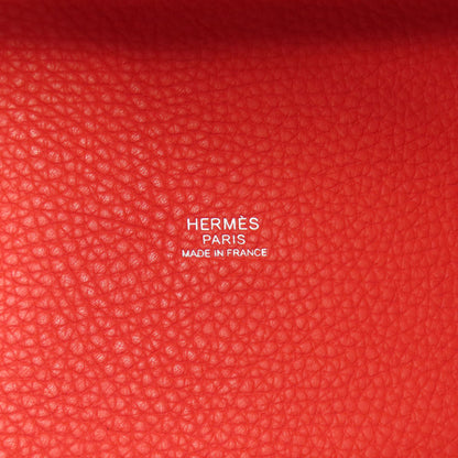 HERMES エルメス ピコタンロックMM シルバー金具 ハンドバッグ トリヨンクレマンス レディース 中古