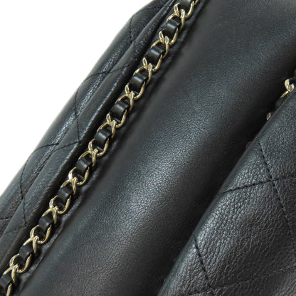 CHANEL シャネル マトラッセ ゴールド金具 ショルダーバッグ ラムスキン レディース 中古