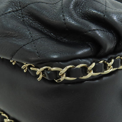 CHANEL シャネル マトラッセ ゴールド金具 ショルダーバッグ ラムスキン レディース 中古