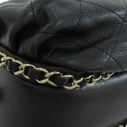 CHANEL シャネル マトラッセ ゴールド金具 ショルダーバッグ ラムスキン レディース 中古
