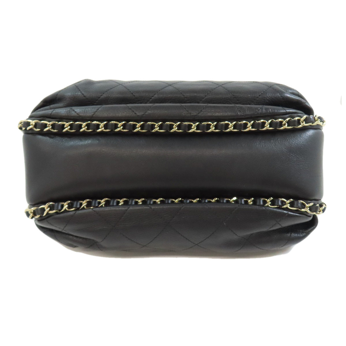 CHANEL シャネル マトラッセ ゴールド金具 ショルダーバッグ ラムスキン レディース 中古