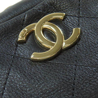 CHANEL シャネル マトラッセ ゴールド金具 ショルダーバッグ ラムスキン レディース 中古