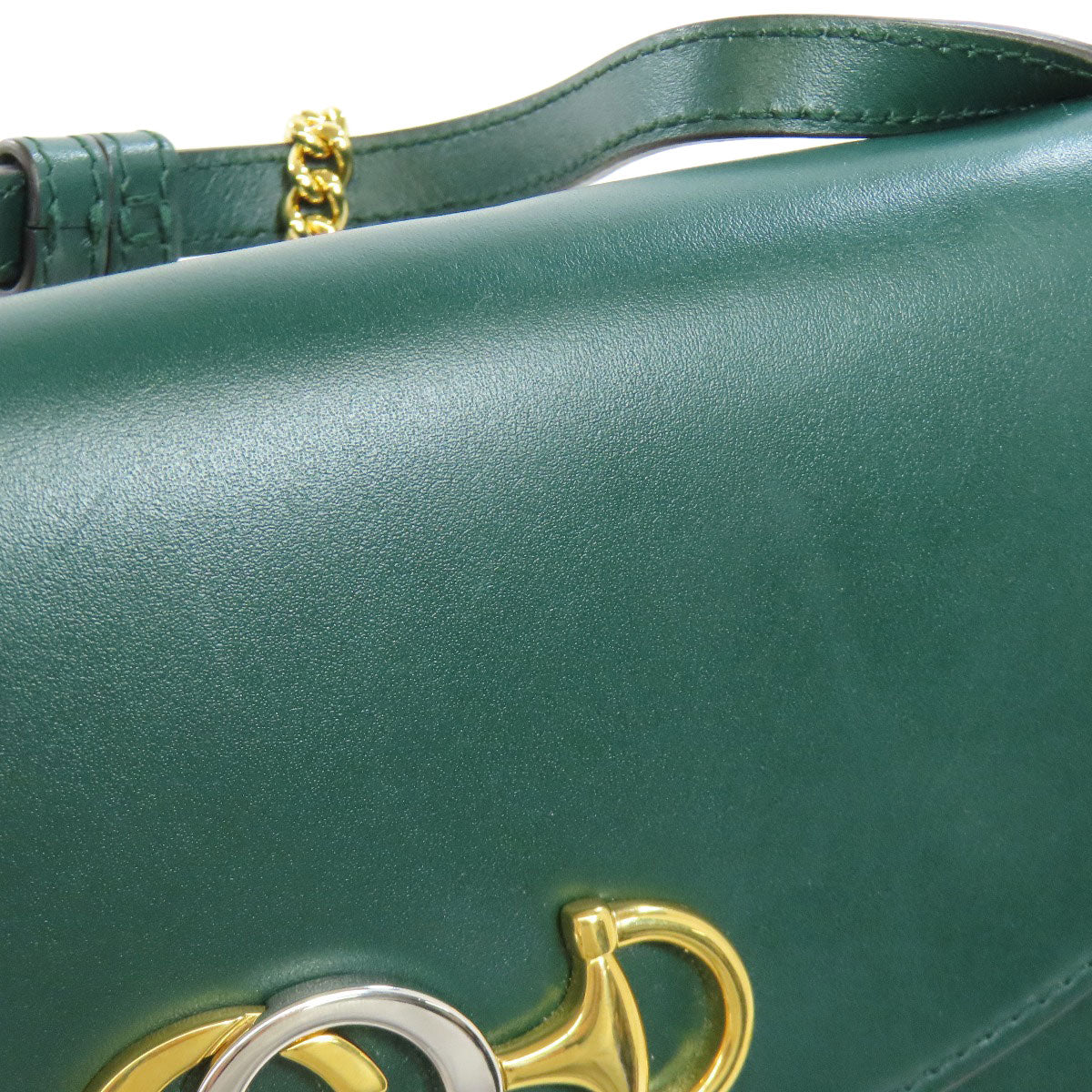 GUCCI グッチ 572375 ズゥミ チェーンショルダー ハンドバッグ カーフ レディース 中古