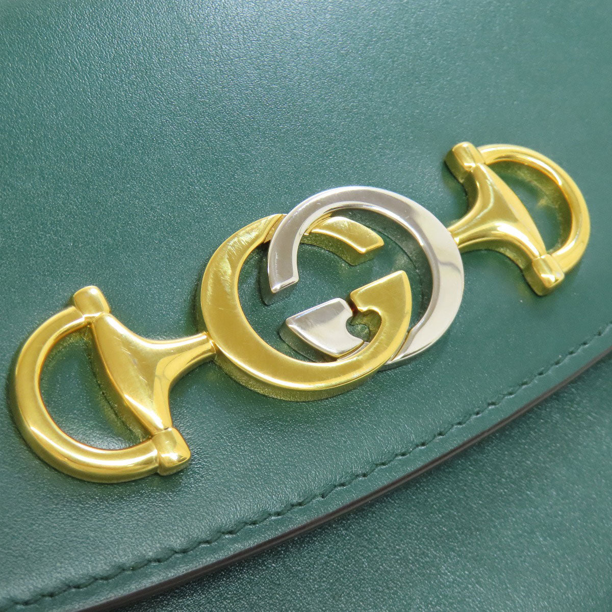 GUCCI グッチ 572375 ズゥミ チェーンショルダー ハンドバッグ カーフ レディース 中古