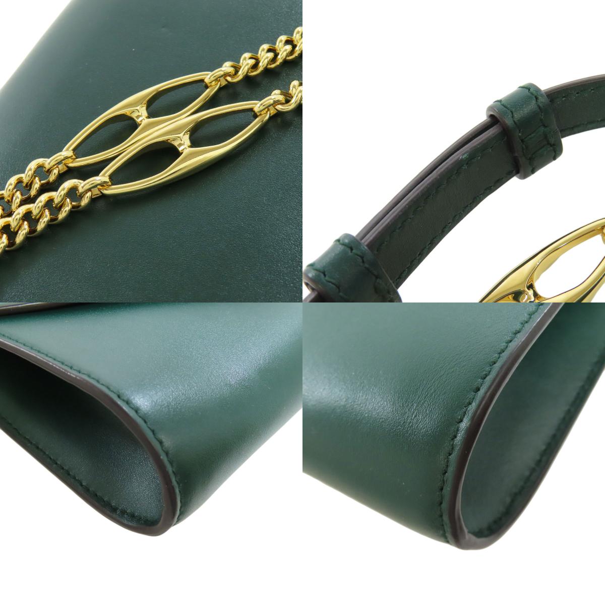 GUCCI グッチ 572375 ズゥミ チェーンショルダー ハンドバッグ カーフ レディース 中古