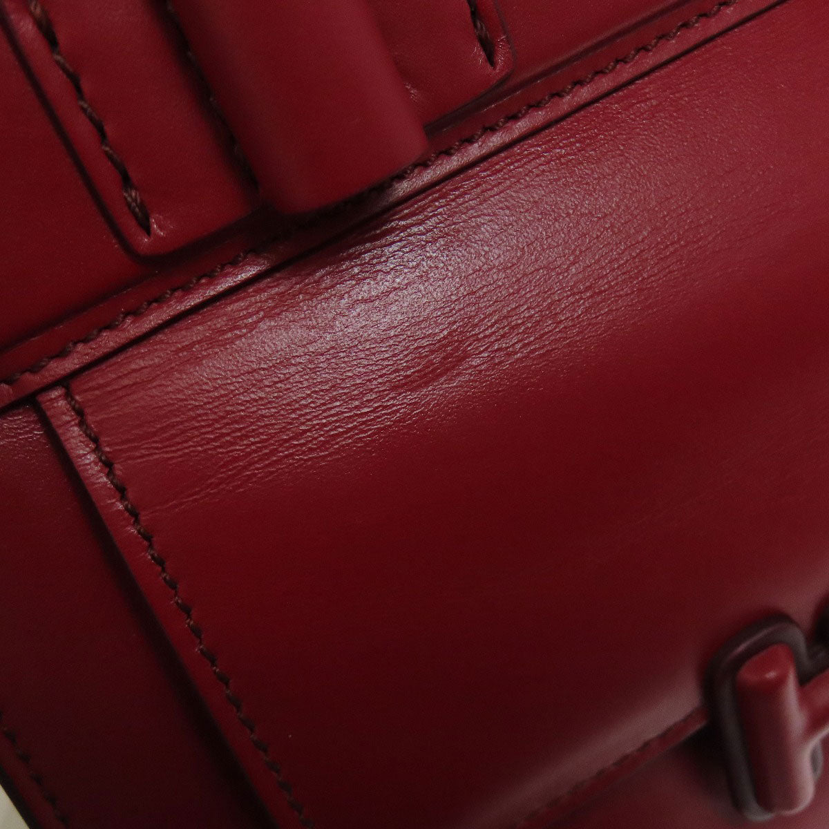 TODS トッズ ダブルT 2WAY ハンドバッグ レザー レディース 中古