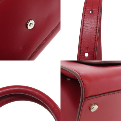 TODS トッズ ダブルT 2WAY ハンドバッグ レザー レディース 中古