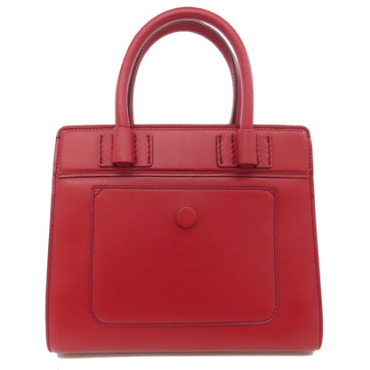 TODS トッズ ダブルT 2WAY ハンドバッグ レザー レディース 中古