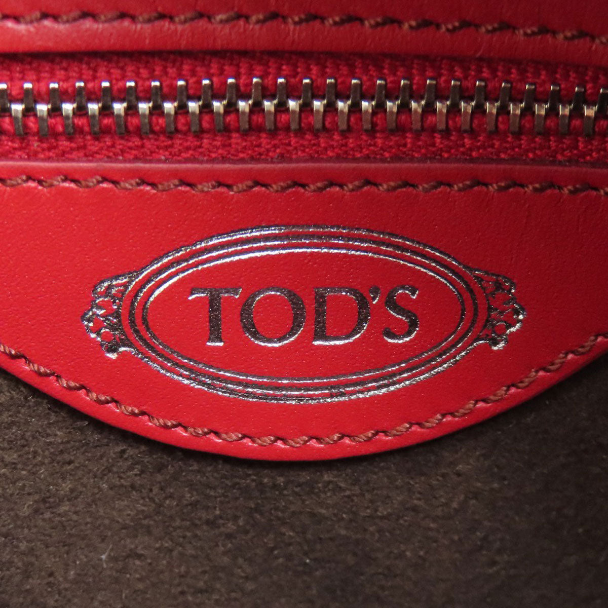 TODS トッズ ダブルT 2WAY ハンドバッグ レザー レディース 中古