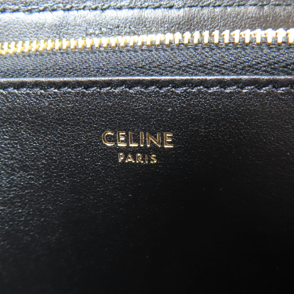 CELINE セリーヌ ラウンドファスナー 長財布（小銭入れあり） レザー レディース 中古