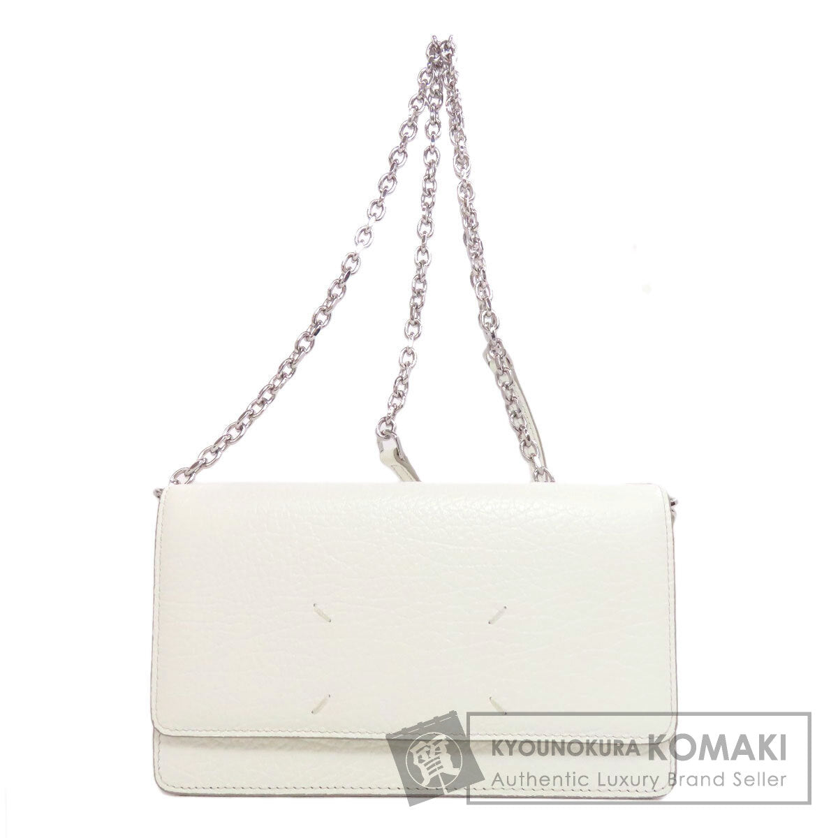 MaisonMargiela メゾン・マルジェラ チェーンウォレット 長財布（小銭入れあり） レザー レディース 中古