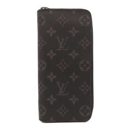 LOUIS VUITTON ルイヴィトン M62295 ジッピーウォレット・ヴェルティカル 長財布（小銭入れあり） モノグラムエクリプス レディース 中古