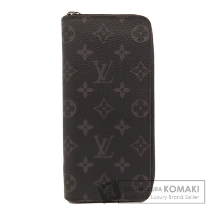 LOUIS VUITTON ルイヴィトン M62295 ジッピーウォレット・ヴェルティカル 長財布（小銭入れあり） モノグラムエクリプス レディース 中古