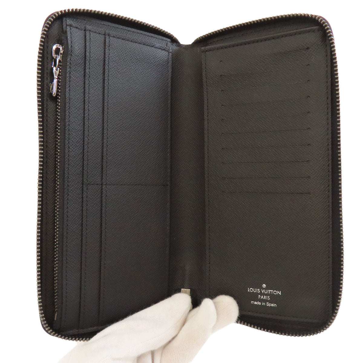 LOUIS VUITTON ルイヴィトン M62295 ジッピーウォレット・ヴェルティカル 長財布（小銭入れあり） モノグラムエクリプス レディース 中古