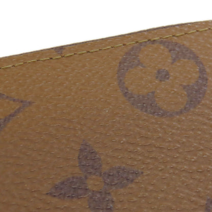 LOUIS VUITTON ルイヴィトン M82336 ポルトフォイユ・クレマンス 長財布（小銭入れあり） モノグラムリバース レディース 中古