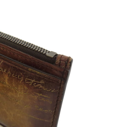 Berluti ベルルッティ カリグラフィ コインケース レザー レディース 中古