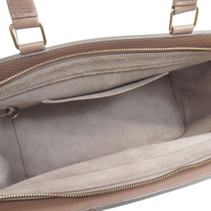 CELINE セリーヌ カバ ドゥ フランス ミディアム 2WAY トートバッグ レザー レディース 中古