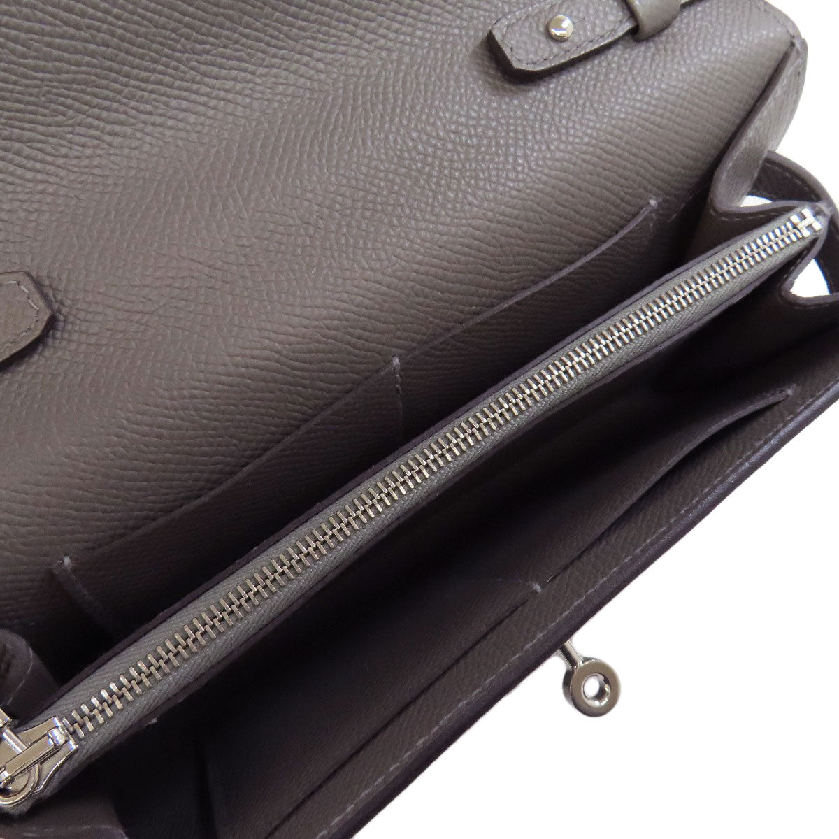 HERMES エルメス ケリートゥー・ゴー シルバー金具 長財布（小銭入れあり） エプソン レディース 中古