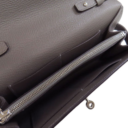 HERMES エルメス ケリートゥー・ゴー シルバー金具 長財布（小銭入れあり） エプソン レディース 中古