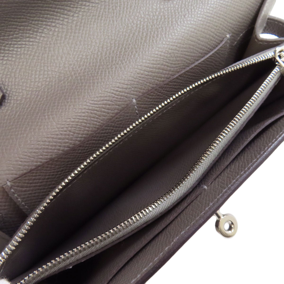 HERMES エルメス ケリートゥー・ゴー シルバー金具 長財布（小銭入れあり） エプソン レディース 中古
